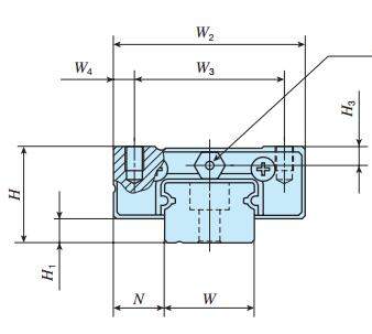 IKOMLL15C2R320T2P直線導軌尺寸圖